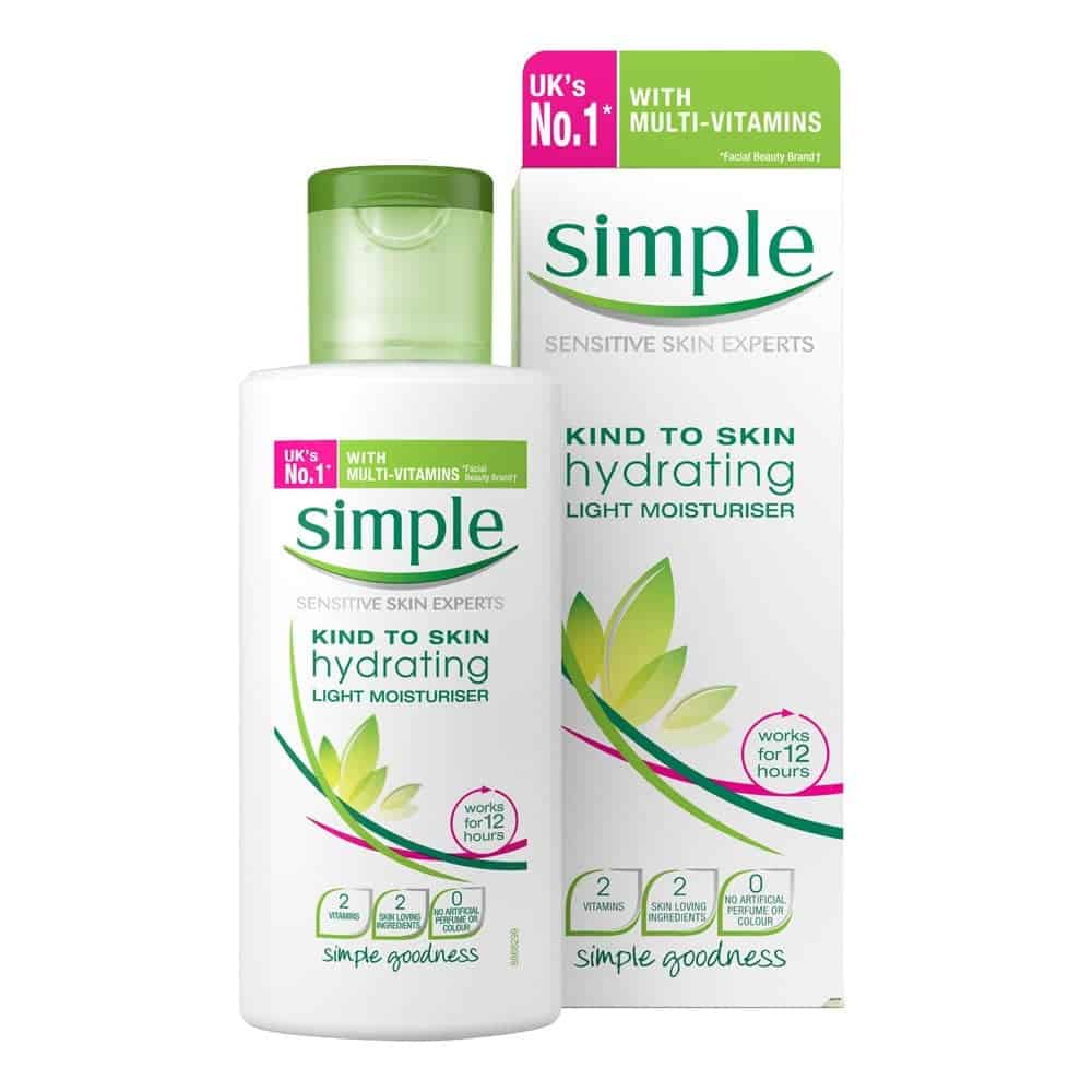 Kem dưỡng ẩm cho da dầu Simple kind to skin hydrating light moisturiser