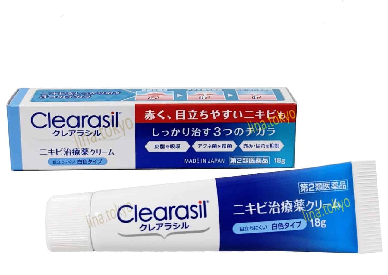 Kem Clearasil sản xuất tại Nhật Bản