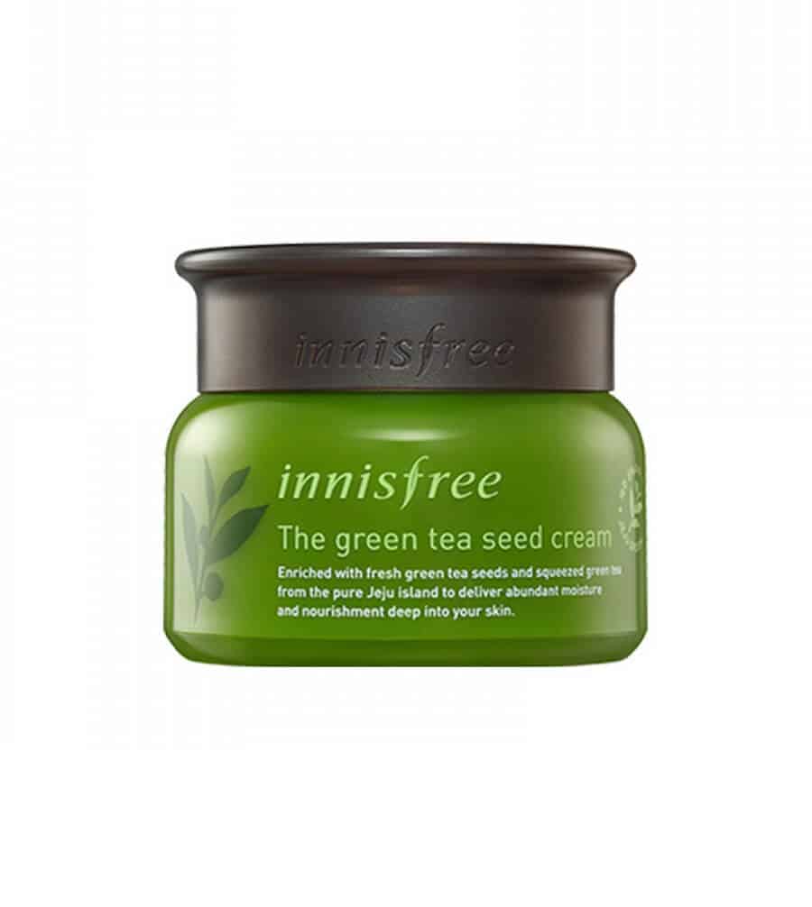 Kem dưỡng ẩm giá học sinh dành cho da mụn Innisfree Green Tea Seed Cream