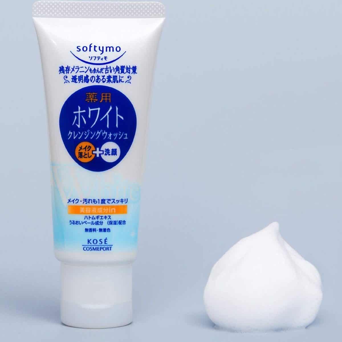 Sữa rửa mặt cho da dầu Kose Cosmeport Softymo Cleansing Foam White