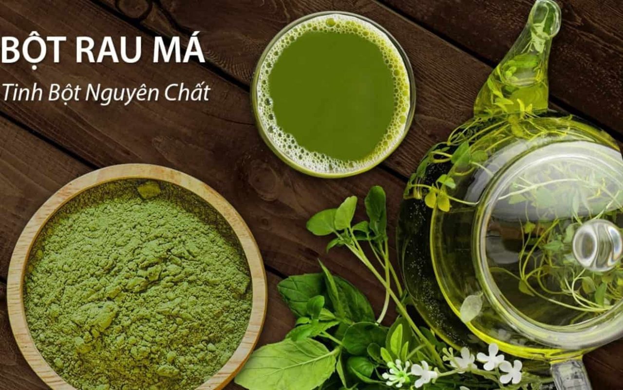 Mua bột rau má nguyên chất không pha trộn tại Shanshe