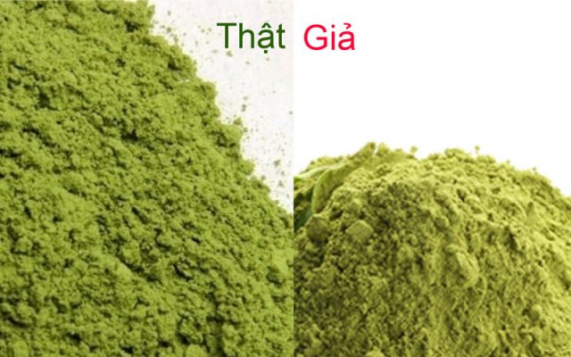 Cách nhận biết bột trà xanh nguyên chất 100%