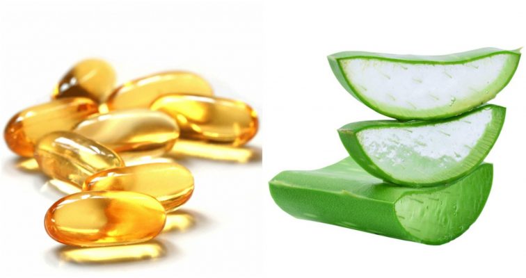 Chữa cháy nắng cho da từ vitamin E và lô hội