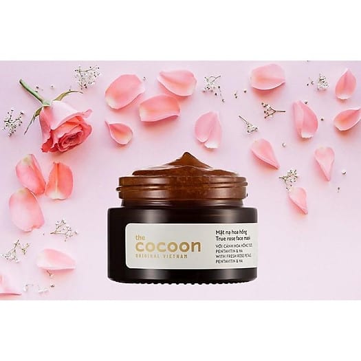 Mặt Nạ Thạch Chiết Xuất Cánh Hoa Hồng Cocoon 30ml Mặt Nạ Hoa Hồng