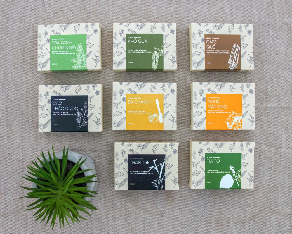 Bộ sưu tập bánh xà phòng thiên nhiên nhà Shanshe